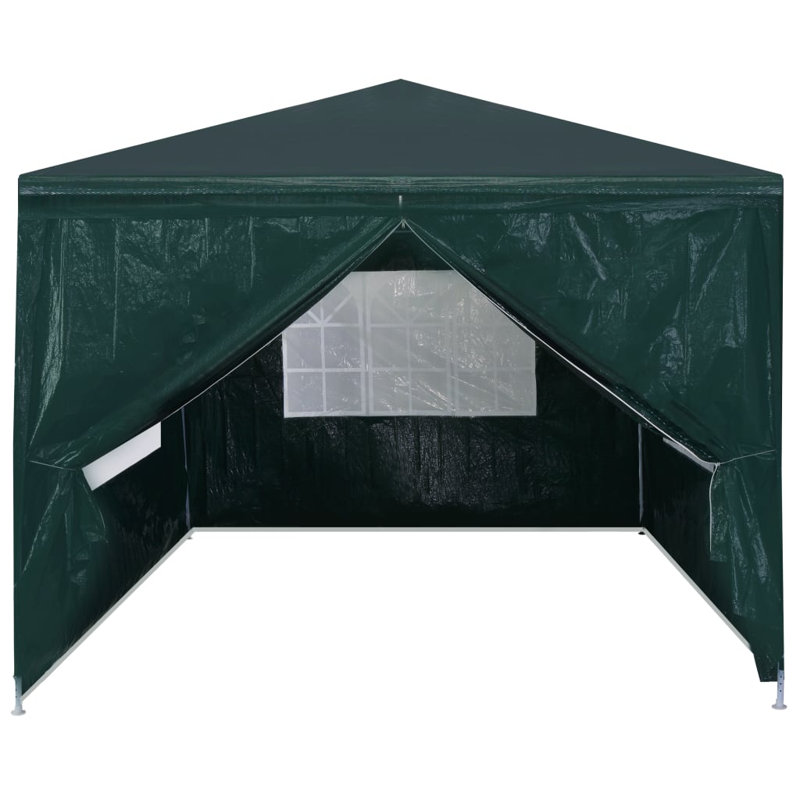 3m x 3m Steel Party Tent, Green
