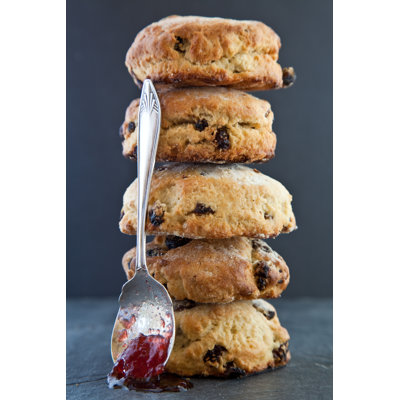 Baked Fruit Scones by GordonBellPhotography - Wrapped Canvas Print