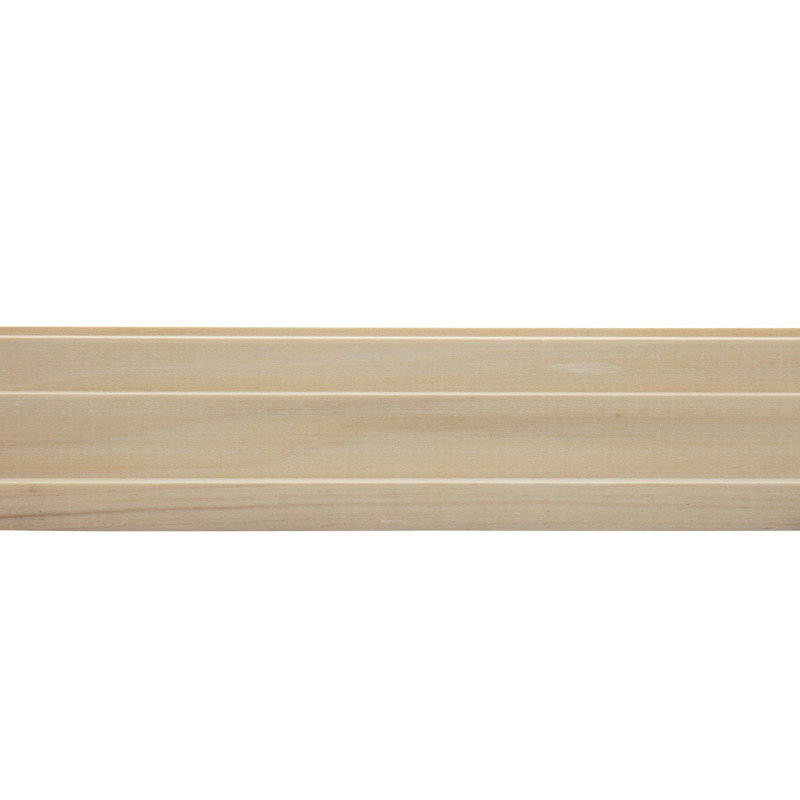 92 Inch Unfinished Poplar Sawtooth Chair Rail Moulding