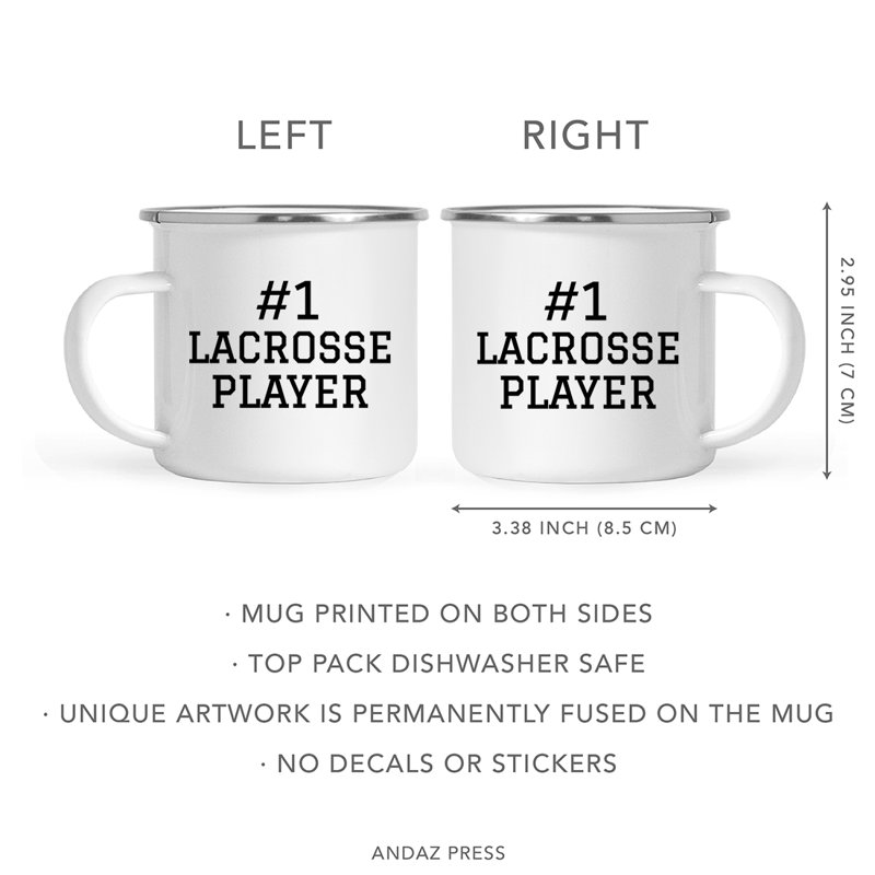 Tasse de camping café, Joueur de lacrosse