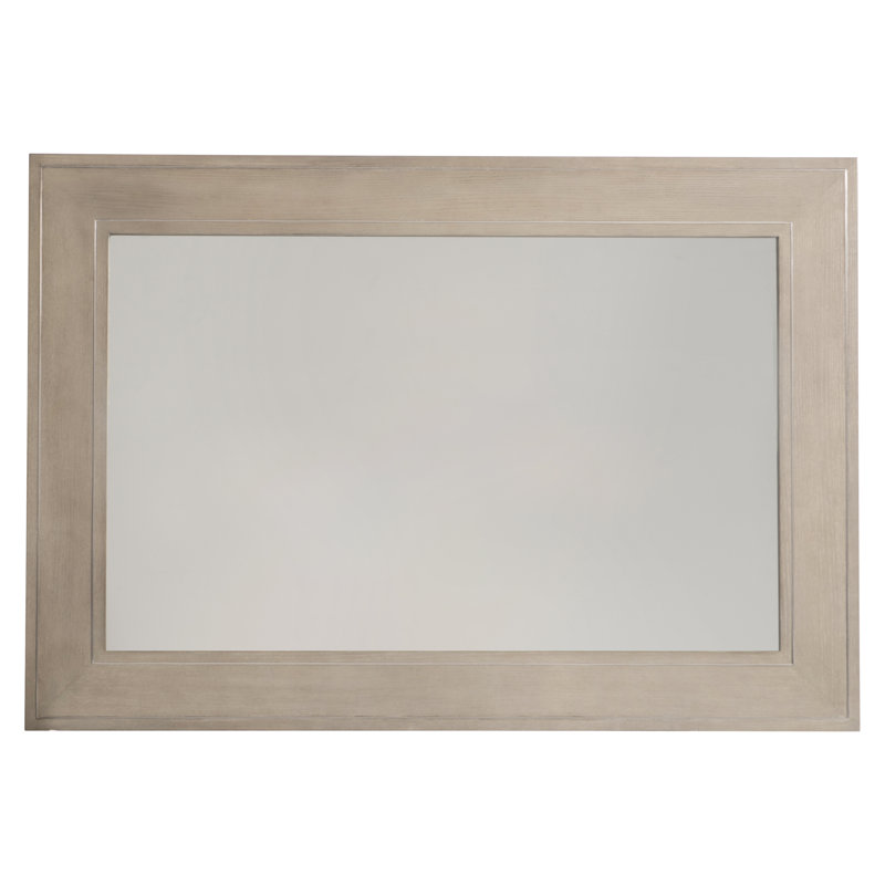 Cornelia Solid Wood Frame Rectangle Wall Mirror