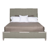  Thom Filicia Home Chatfield California King Upholstered Low Profile Panel Bed