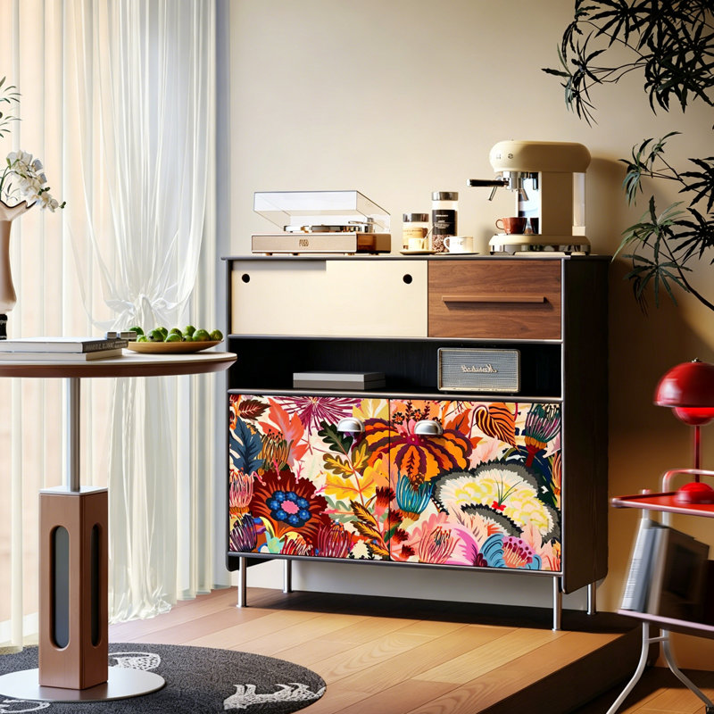 French Retro Style Accent Cabinet