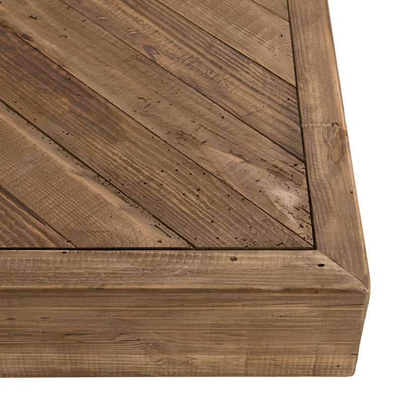 Casares Solid Wood Pedestal Coffee Table