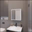 Armoire à pharmacie Morenci avec miroir inclus et 1 porte, blanc-965774499