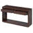 55" Rustic Wooden Entryway Console Table With Storage Drawers & Open Shelf-1380476734