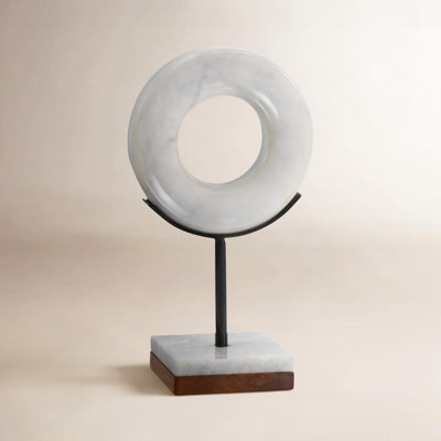 Genuine Marble Ring Sculpture