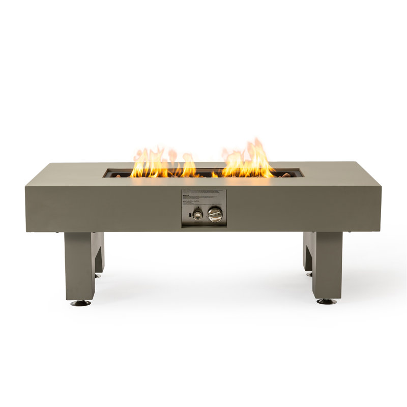 Iron Fire Pit Table Wood Fire Pit, Green