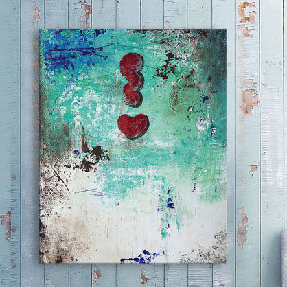 Love Cloud: Period by Rodney White - Wrapped Canvas Painting, 102 cm H x 81 cm W x 4 cm D