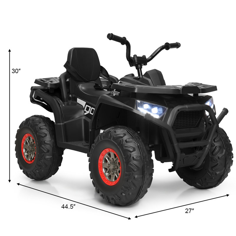 VTT électrique à 4 roues / Jeep, Noir