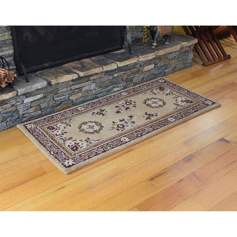 Geloff Handmade Wool Rug, Rectangle 56" H x 26" W