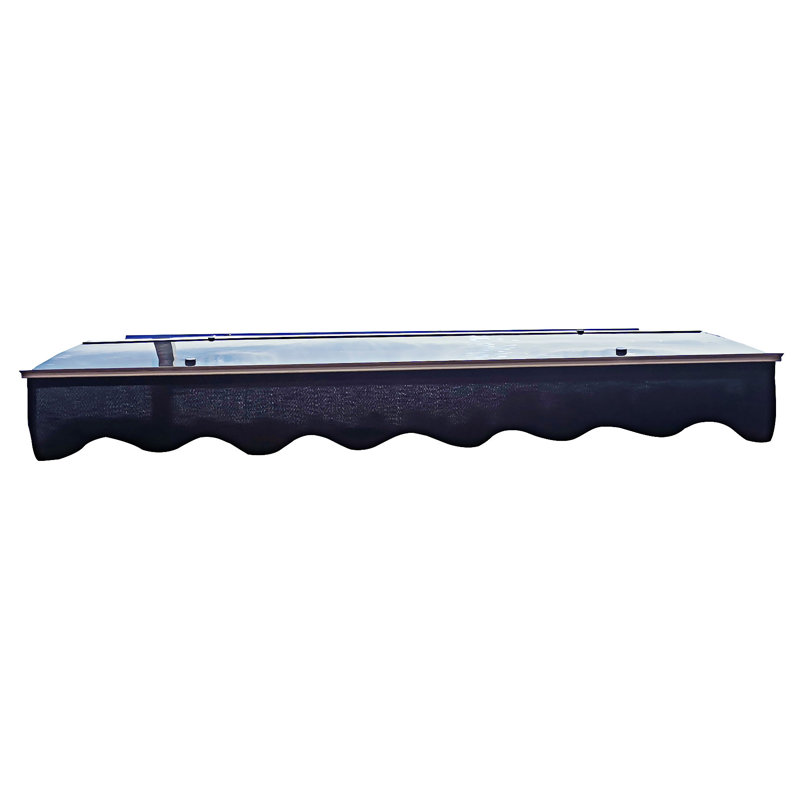 Series Door Window Awning Canopy, Gray/Brown, 59.02" W x 34.02" D