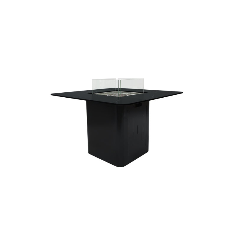 Square Propane Smokeless Fire Pit Table