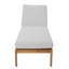 Venice Outdoor Teak Chaise Lounge-519627958