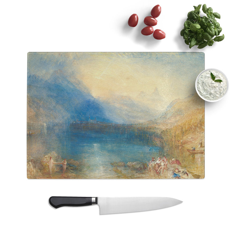 Lake of Zug by Joseph Mallord William Turner Chopping Board, 0.4cm H x 28.5cm W x 39cm L