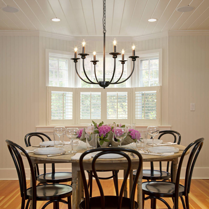 Ethon 6 - Light Dimmable Chandelier
