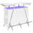 Katia White High Gloss Wine Cabinet With LED