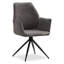 Carmelita 48cm H Upholstered Dining Chair in Grey-469616328