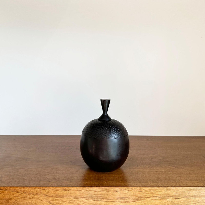 Ebony Wood Vessel - Khala Range, Style Two