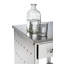 Îlot de cuisine 29 po avec plateau en acier inoxydable Koreen