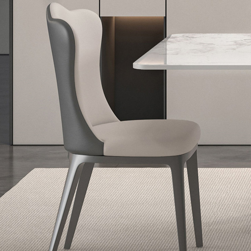 Italian style simple rectangular dining table sets, 29.5''H x 55.1''L x 31.5''W
