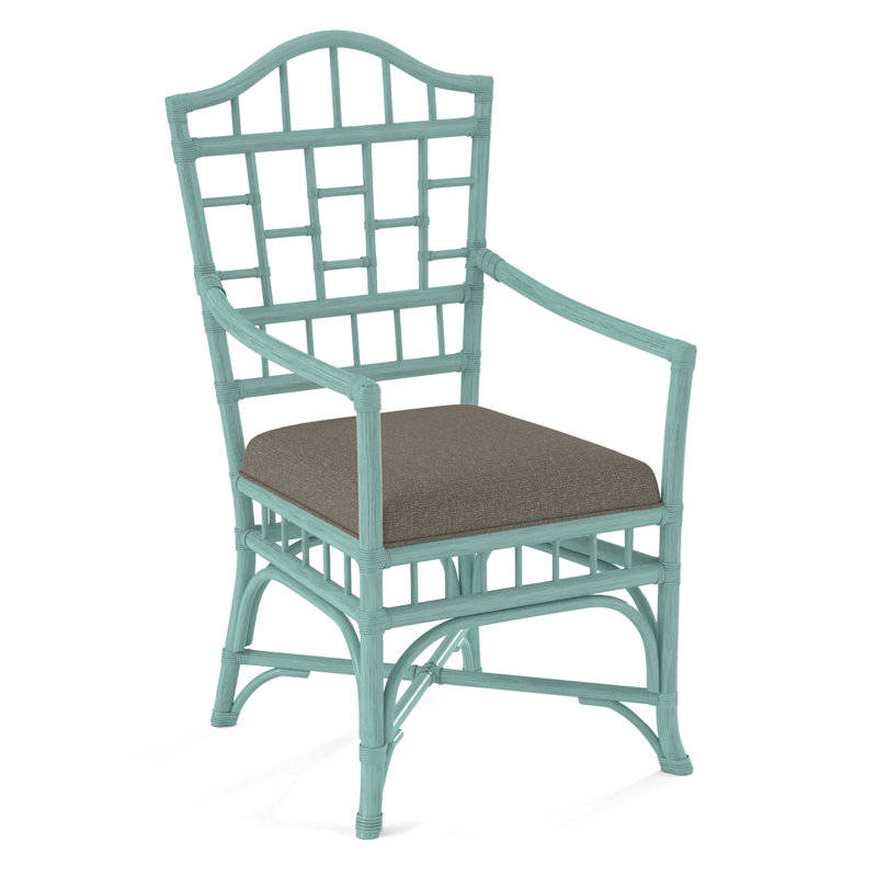 Chaise avec accoudoirs Chippendale, Java, Performance gris sucre; 0863-84