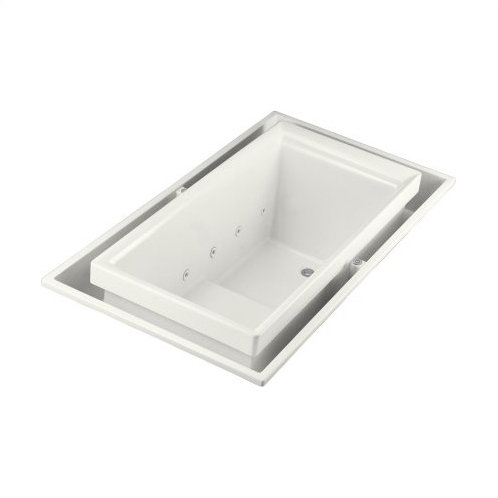 Sok® Drop-In Effervescence Bath with Chromatherapy and Right-Hand Drain