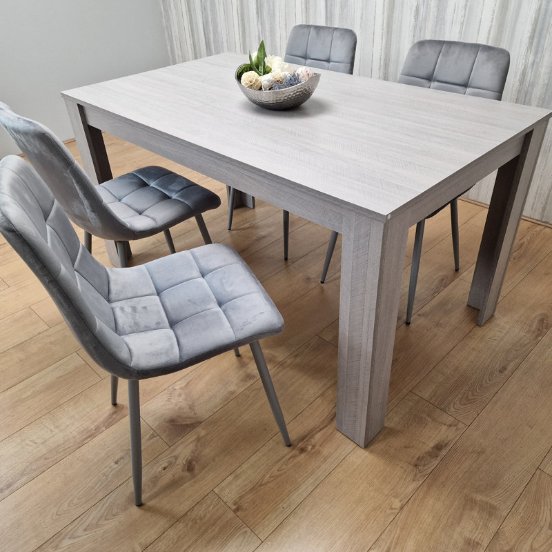 Mirsada 4 - Person Dining Set, 75 x 140 x 80 cm