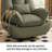 Multi-Functional Recliner with Storage Armrests-682503885