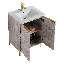 Ensemble de meuble-lavabo simple 24 po Kawamoto-1385055439