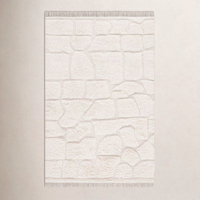 Hand-Woven Geometric Rug
