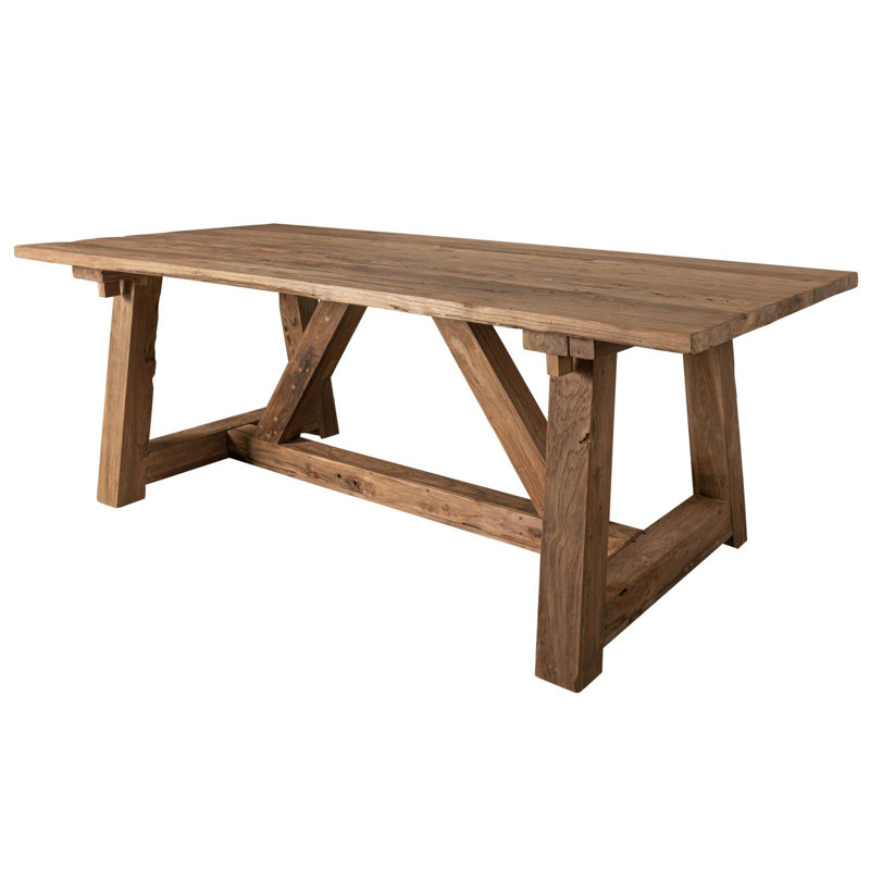 Bassano Teak Solid Wood Dining Table, H78 x L270 x W100cm