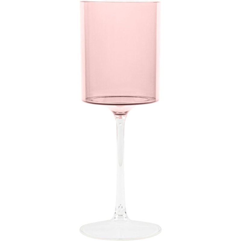Disposable Wine Glass, Pink