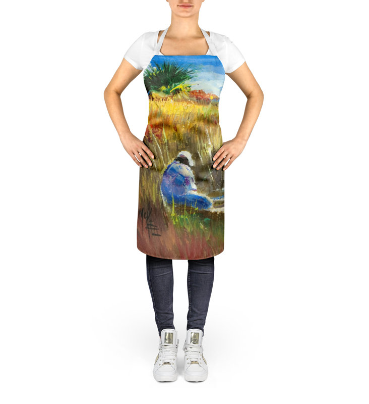 No Pattern Bib Apron