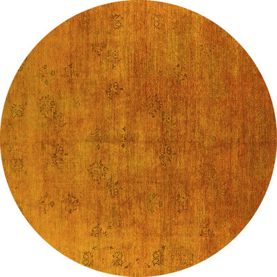 Tapis jaunes modernes Mid-Century 2677