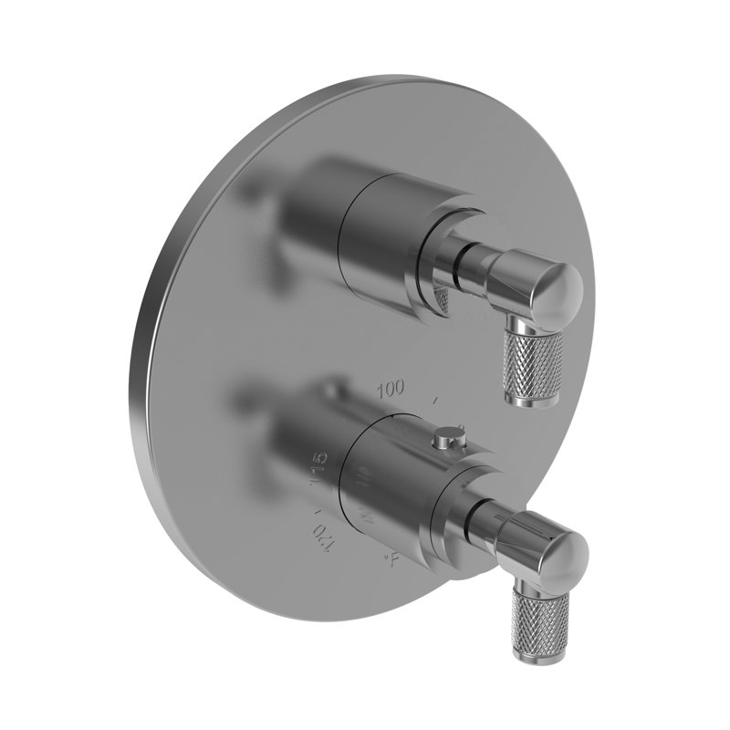 Clemens 1/2" Round Thermostatic Trim Plate With Handle