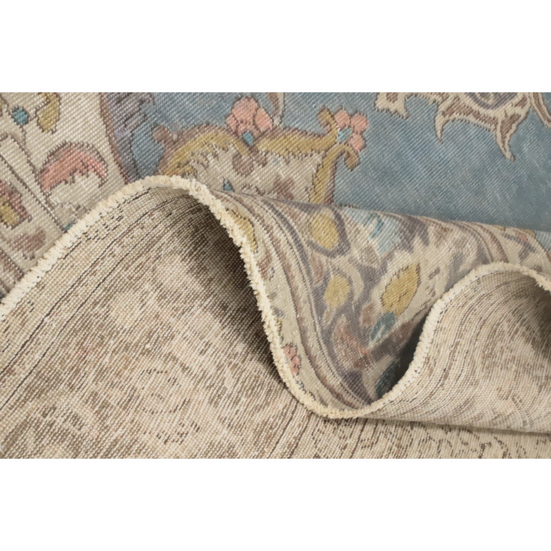 Blue Handmade Traditional Area Rug 10x12