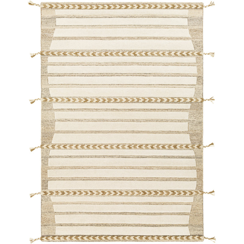 Lumia Wool Striped Indoor Rug, Rectangle 2' x 3'