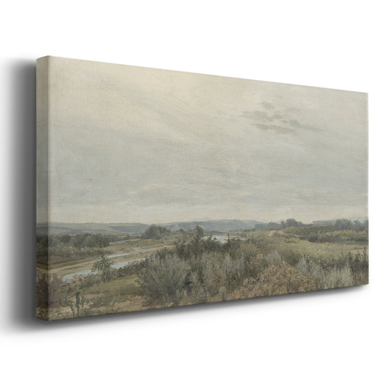 Série paysage - DCXV - Toile tendue avec châssis - Prêt à accrocher, H 24 po x l 48 po