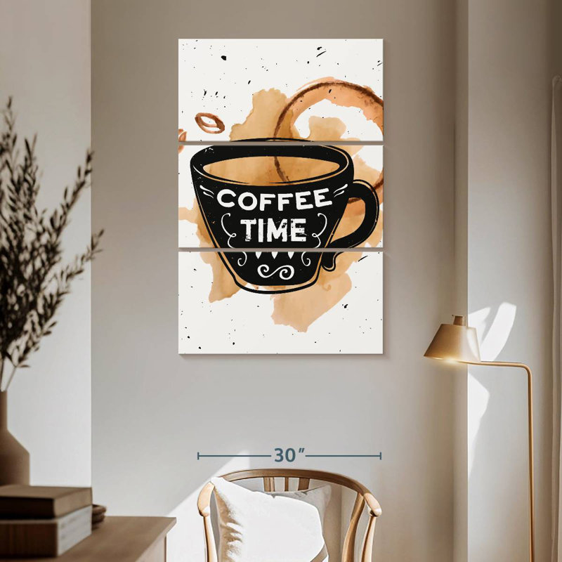 Time For Coffee, 65" H x 42" W
