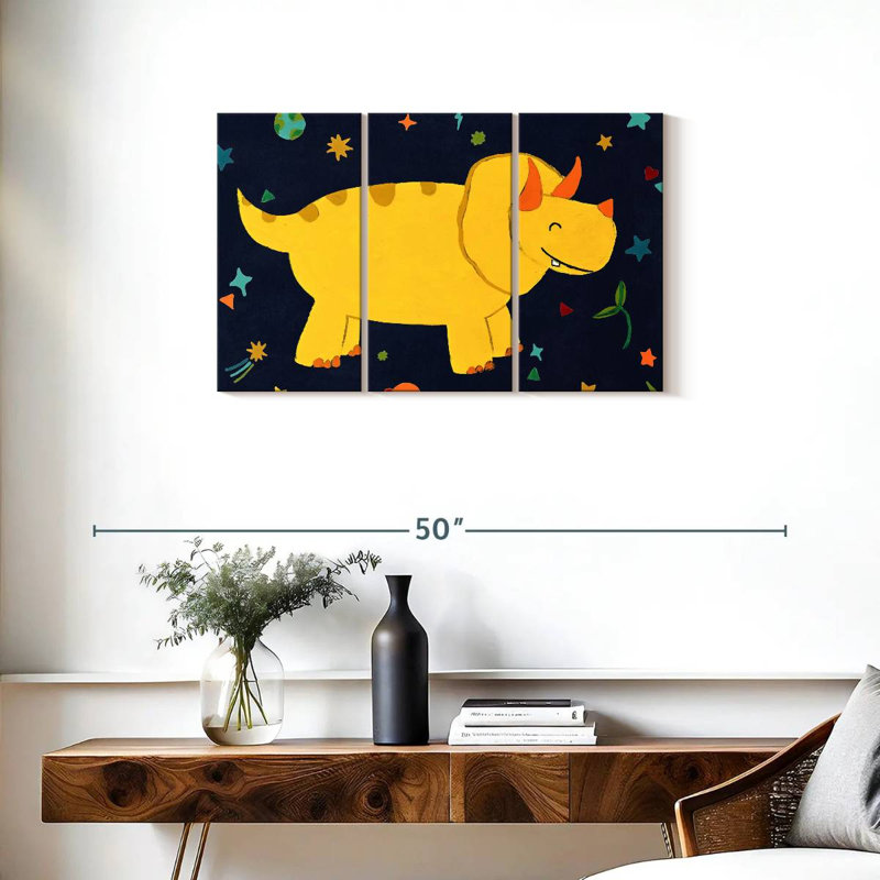 Dinos étoilé II, H 20 po x l 33 po