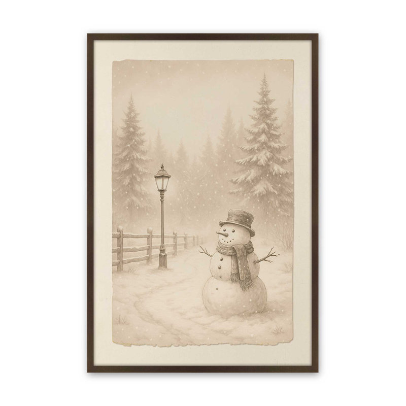 «Whispers of Winter», reproduction d'art, 24 po x 36 po, Brun Belvinder