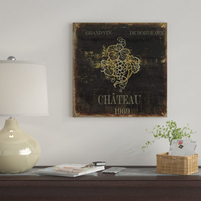 « vino i », impression sur toile