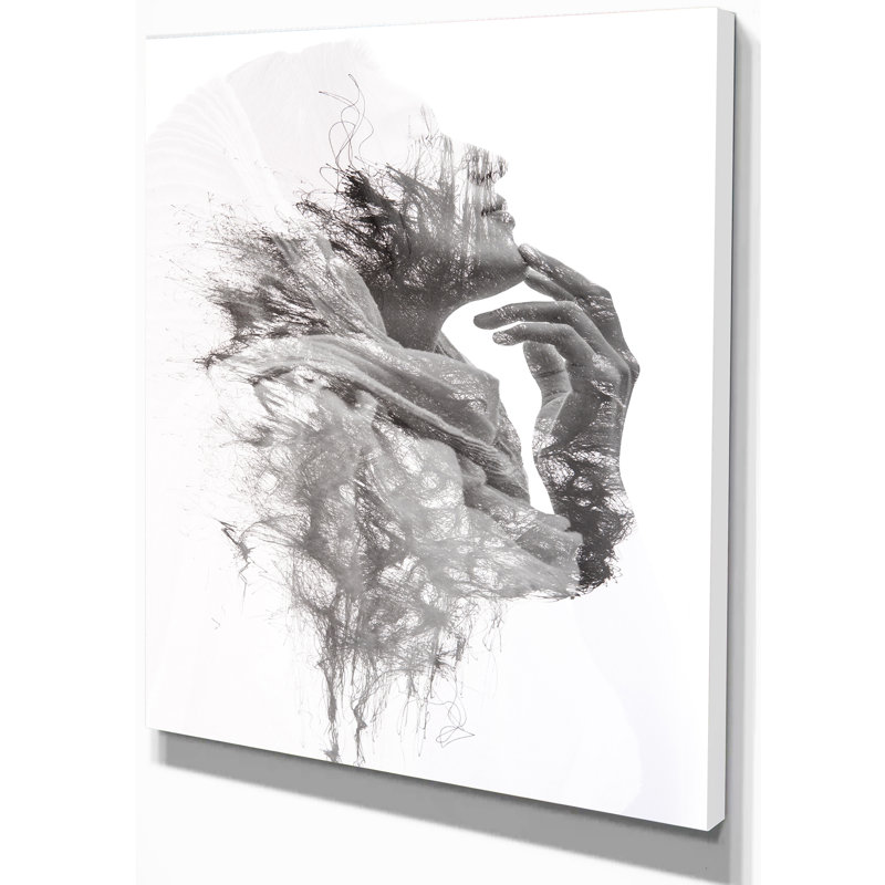 Reproduction d’art graphique sur toile tendue avec châssis, H 40 po x l 30 po x P 1,5 po