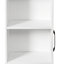 Bibliothèque avec armoire à trois portes coulissantes, bibliothèque sur pied à 3 niveaux, classeur à dossier coulissant, armoire de rangement dissimulée dans le salon de la chambre à coucher avec roulettes