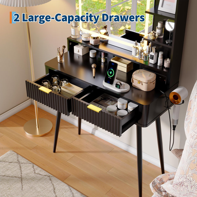 Dressing Table, Black