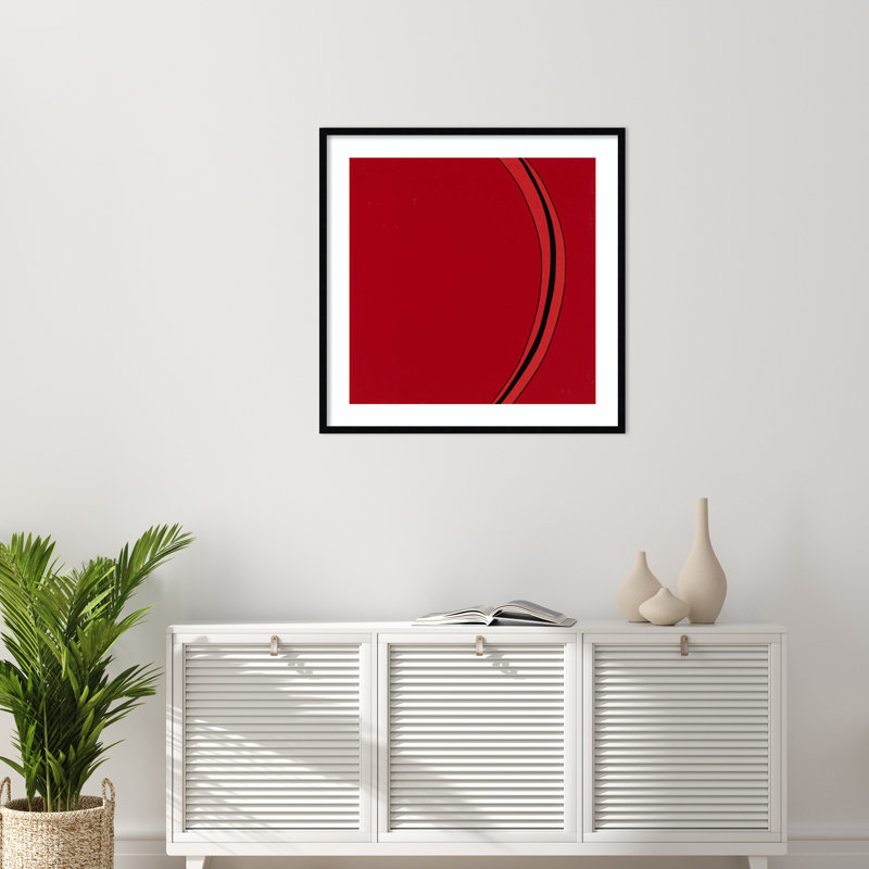 " Segment " by Alex Dunn, Black, 33" H x 33" W