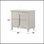 Pearl White Finish Nightstand
