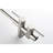 Tub Filler In Brushed Nickel With Handheld Shower, 360 Degree Swivel Spout, Floor Mounted Sanitary Faucet Standing Rotatable Mounted, High