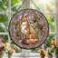 Panneau de vitrail Fox Oak-302730726